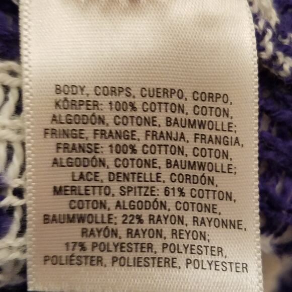 Anthropologie Moth Turson Netted Tassel Vest $98 Size XS/S - Picture 8 of 9